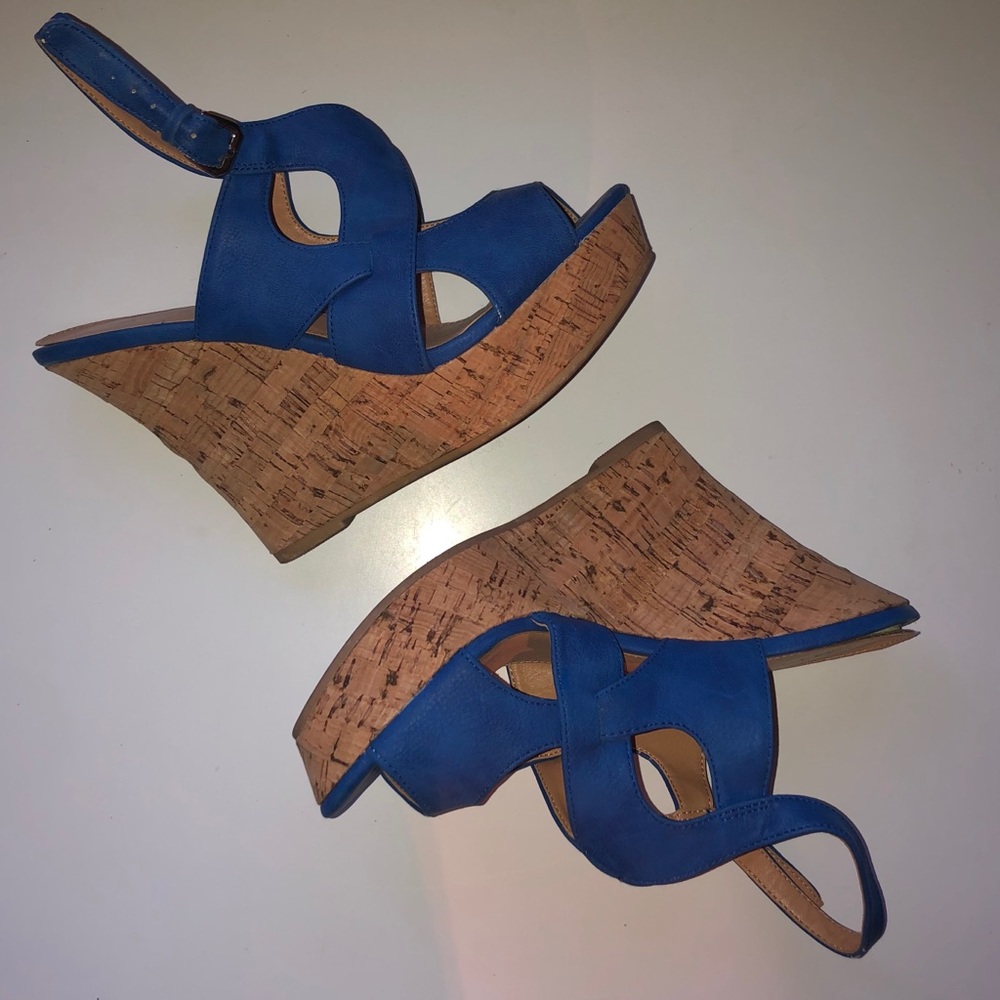 Versona Cork Wedges - Size 8